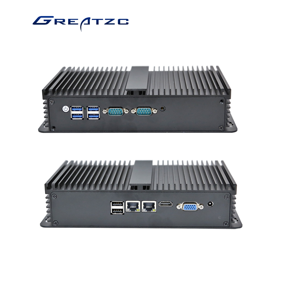 ZC-G13-6412DL Fanless Industrial PC J6412 CPU 2 LAN Ports 2 COM Ports